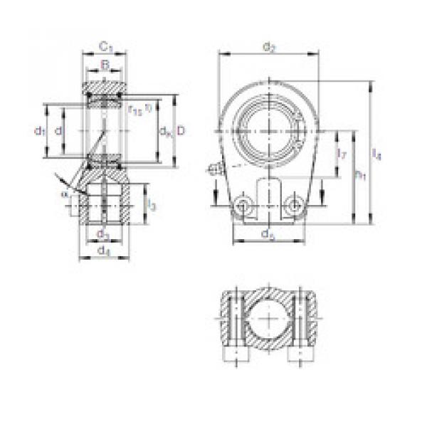 Bearing GIHRK 20 DO INA #1 image