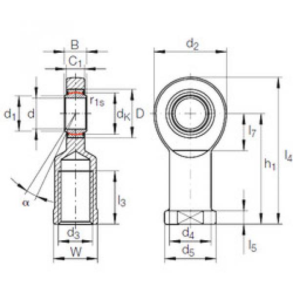 Bearing GIR 35 UK-2RS INA #1 image