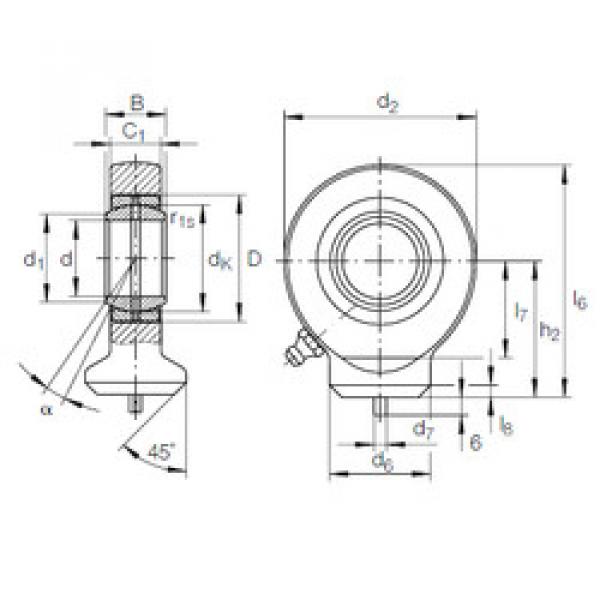 Bearing GK 30 DO INA #1 image