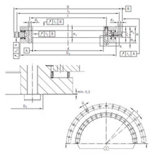 Bearing YRTE260 INA #1 image