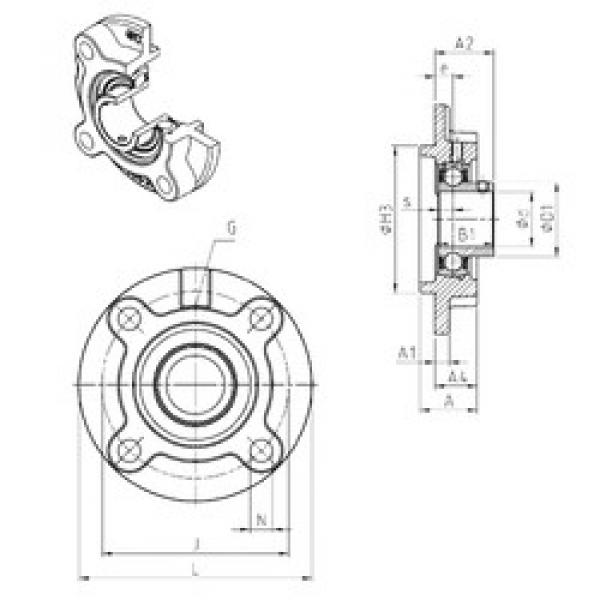 Bearing USFC205 SNR #1 image