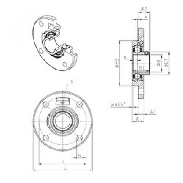 Bearing USFCE205 SNR #1 image