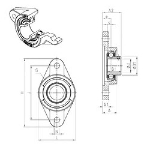 Bearing USFL211 SNR #1 image