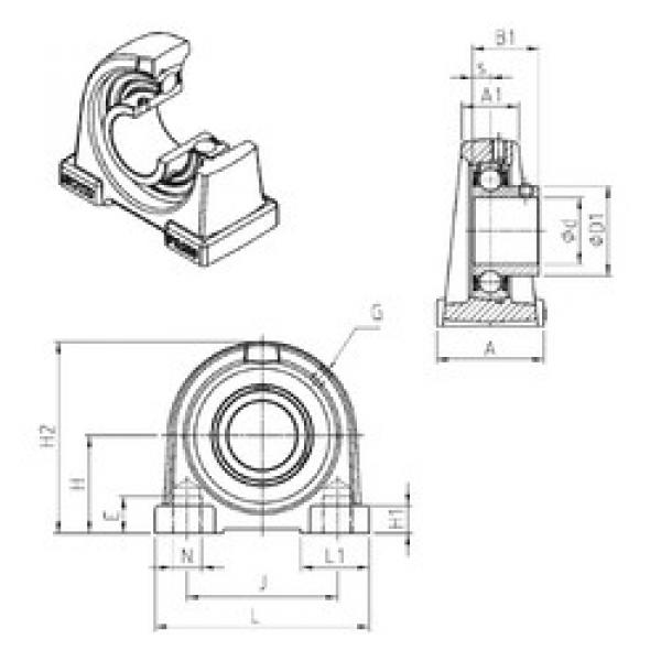 Bearing USPA209 SNR #1 image