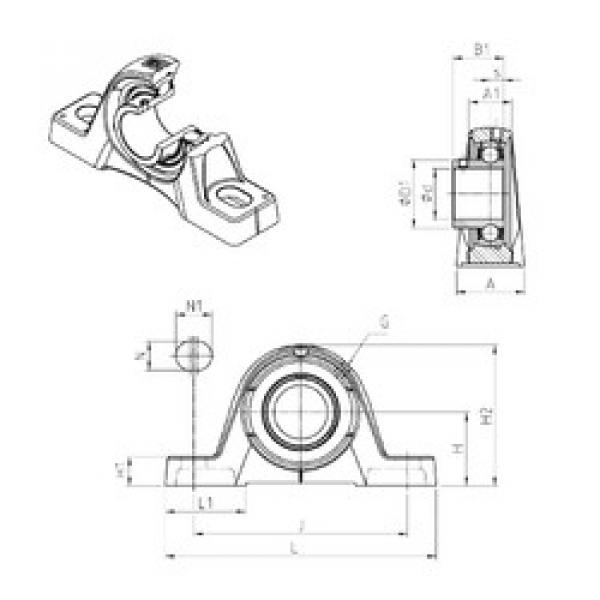 Bearing USPE203 SNR #1 image