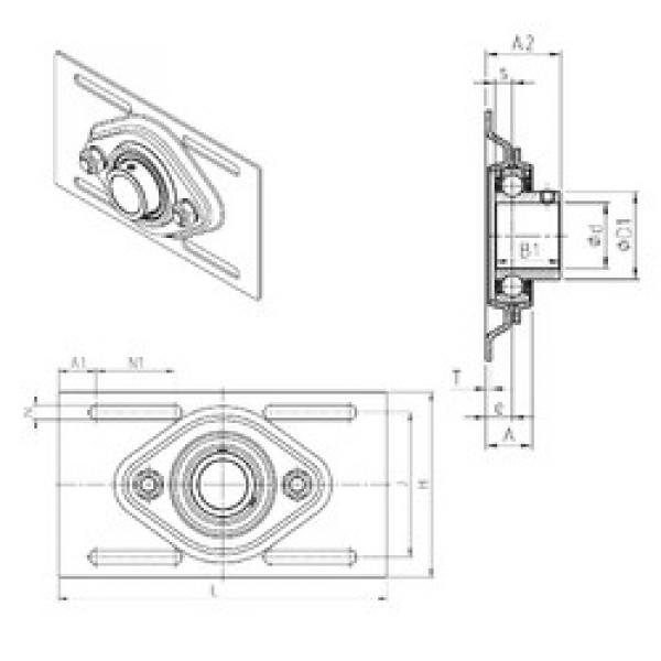 Bearing USPFE205 SNR #1 image