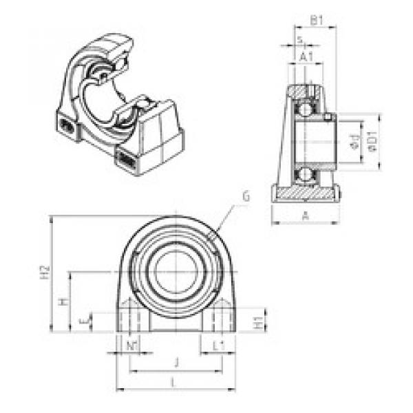 Bearing USPG203 SNR #1 image