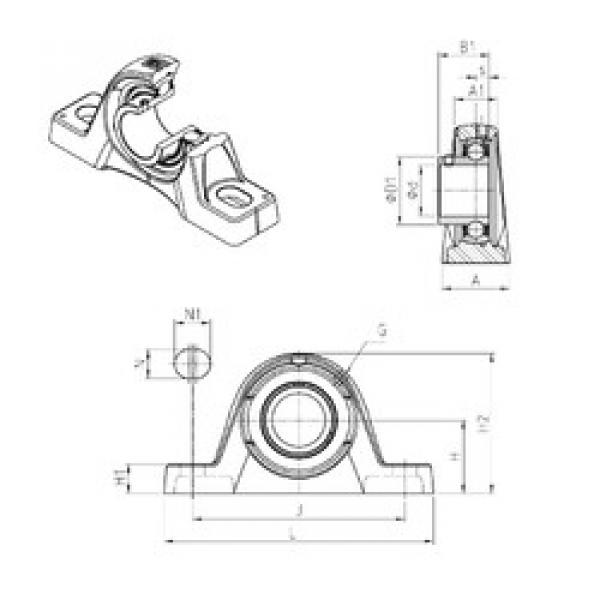 Bearing USPLE205 SNR #1 image